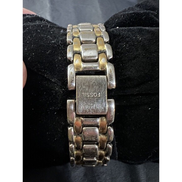 Fossil F2 Women's White Dial Watch Two Tone ES8812- Untested - Picture 5 of 14